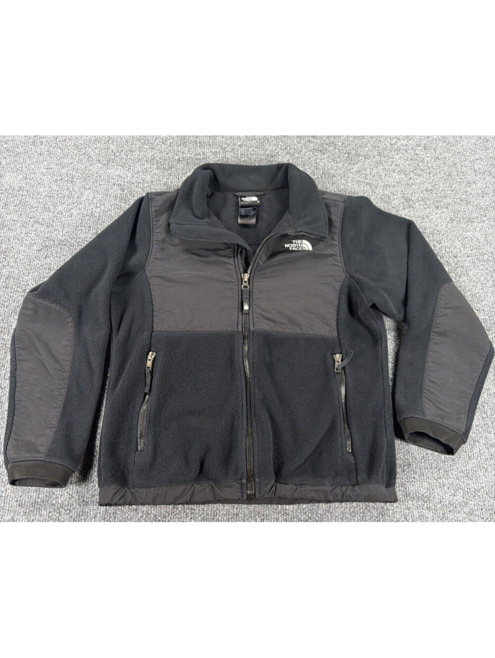 The North Face Youth Girls Size M Fleece Jacket Black Denali